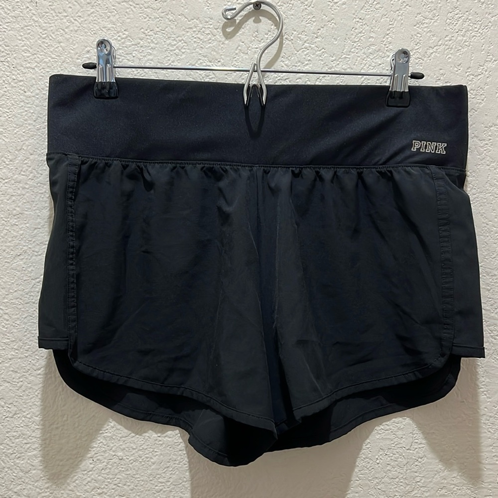 Victorias Secret Pink Black Ultimate Workout Shorts